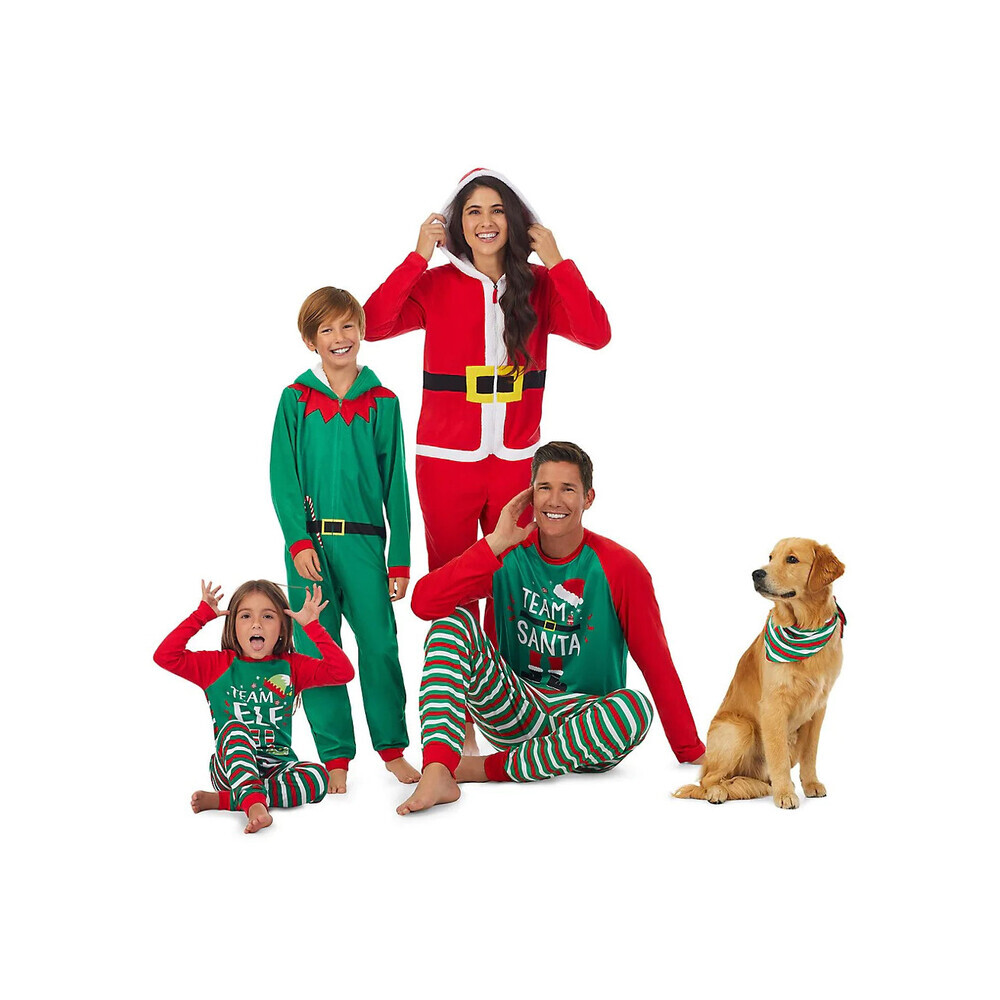 Pajamarama Kid's 2-Piece Holiday-Stripe Tight-Fit Christmas Pyjama Set Size 12